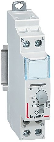 Legrand wyłącznikiem zmierzchowym 1  100 K Lux 412623 luxos Witch 2000 W 250 Vac 16 A 1TE, 412623 412623