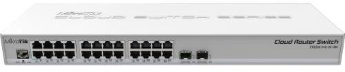 MikroTik Switch CRS326-24G-2S+RM 24x 10/100/1000 2x SFP+ 423054230542305