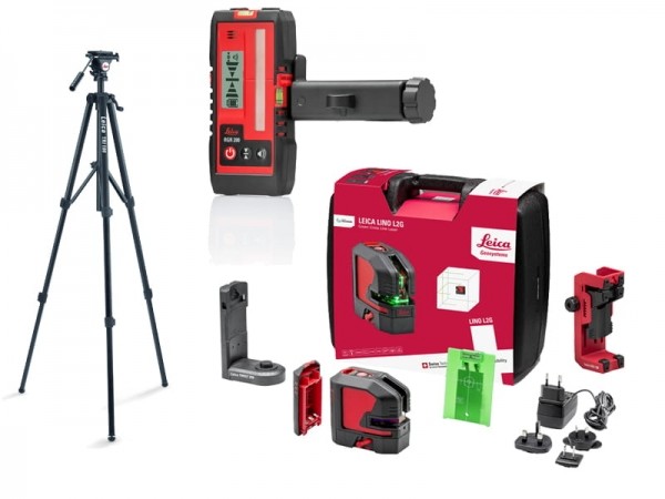 Leica LINO L2 GREEN + statyw TRI100 + detektor RGR200 NOWOŚĆ!!!