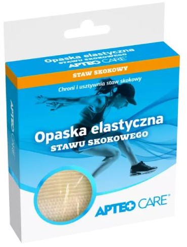 SYNOPTIS PHARMA Opaska elastyczna stawu skokowego rozmiar S APTEO CARE, 1 sztuka