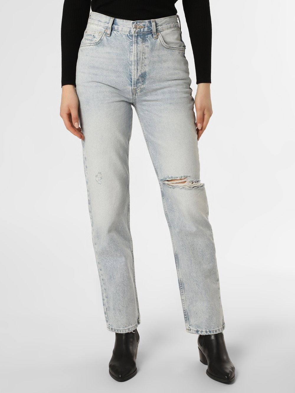 Free People Jeansy damskie, niebieski