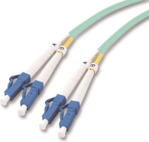 Mcab Patchcord światłowodowy, DUPLEX, LC-LC, 50/125, OM3, LSZH,3 m zielony 7003 (7003303)