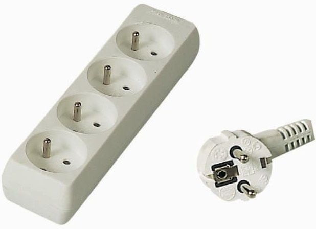 PremiumCord Przedłużacz 230 V 3 m pp4 03