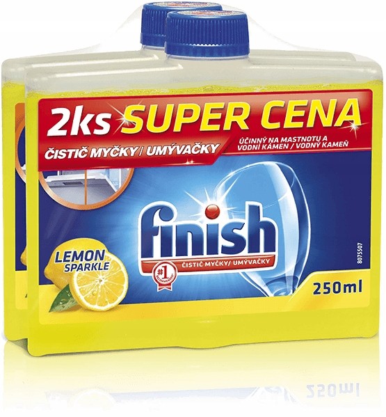 Finish Płyn do Czyszczenia Zmywarki Lemon 2x250ml
