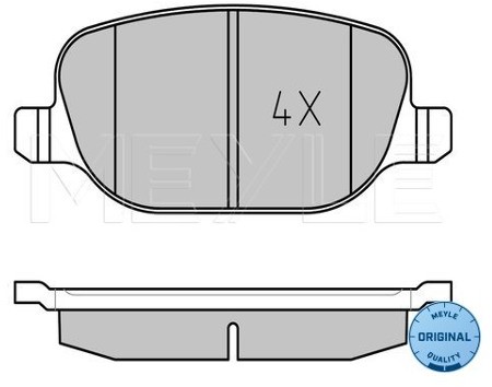 Wulf Gaertner Autoparts Zestaw klocków hamulcowych, hamulce tarczowe Wulf Gaertner Autoparts 025 237 6017