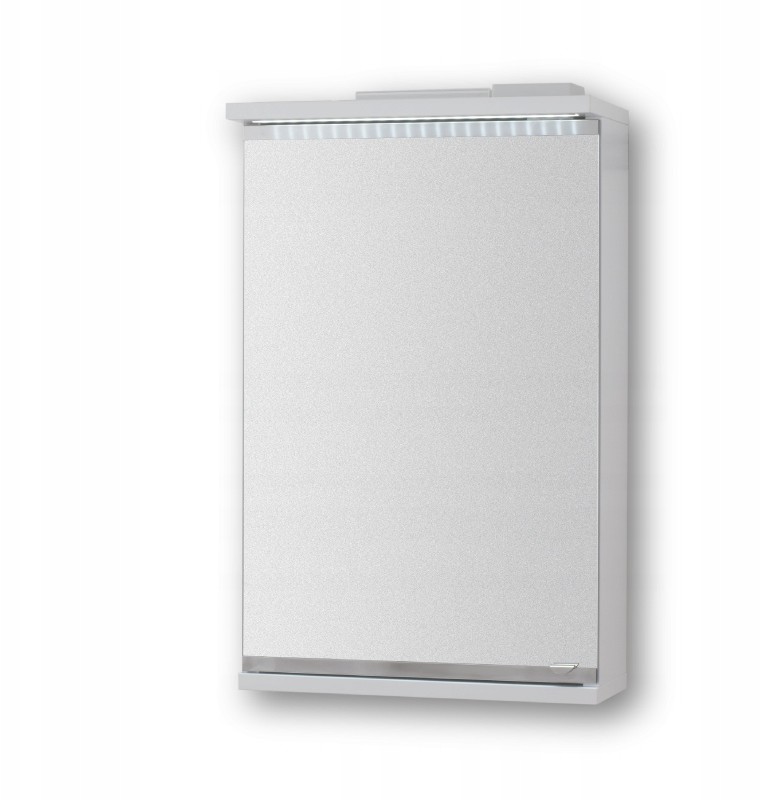 Szafka łazienkowa wisząca z lustr. Riko 40 Led