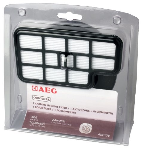 AEG AEF 138 zestaw filtrów do Cyclon Power, filtr higieniczny z węglem aktywnym, filtr piankowy 9001670901