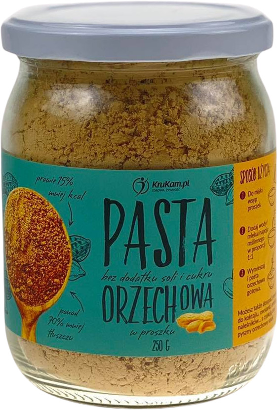 KruKam Pasta Orzechowa w proszku 250g