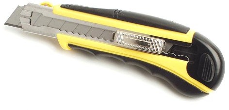 Brüder Mannesmann Werkzeug Mannesmann profesjonalny Uni nóż z 8 wymiennymi ostrzami, m60100