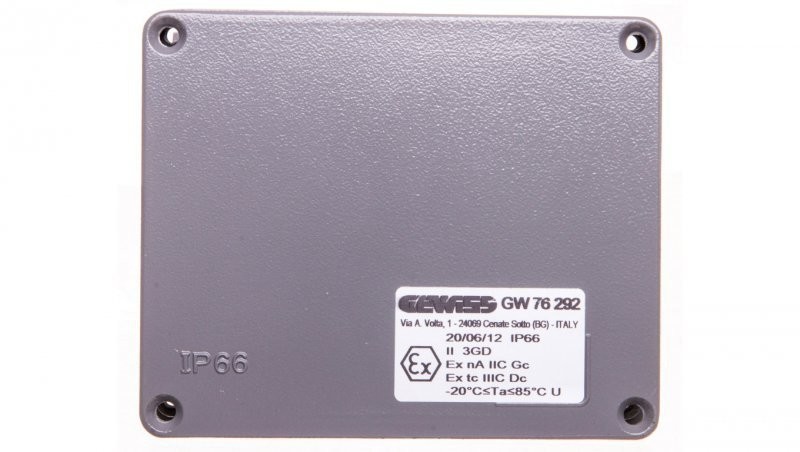 Gewiss Puszka n/t IP66 Strefa 2(G) i 22(D aluminium ATEX GW76292 GW76292