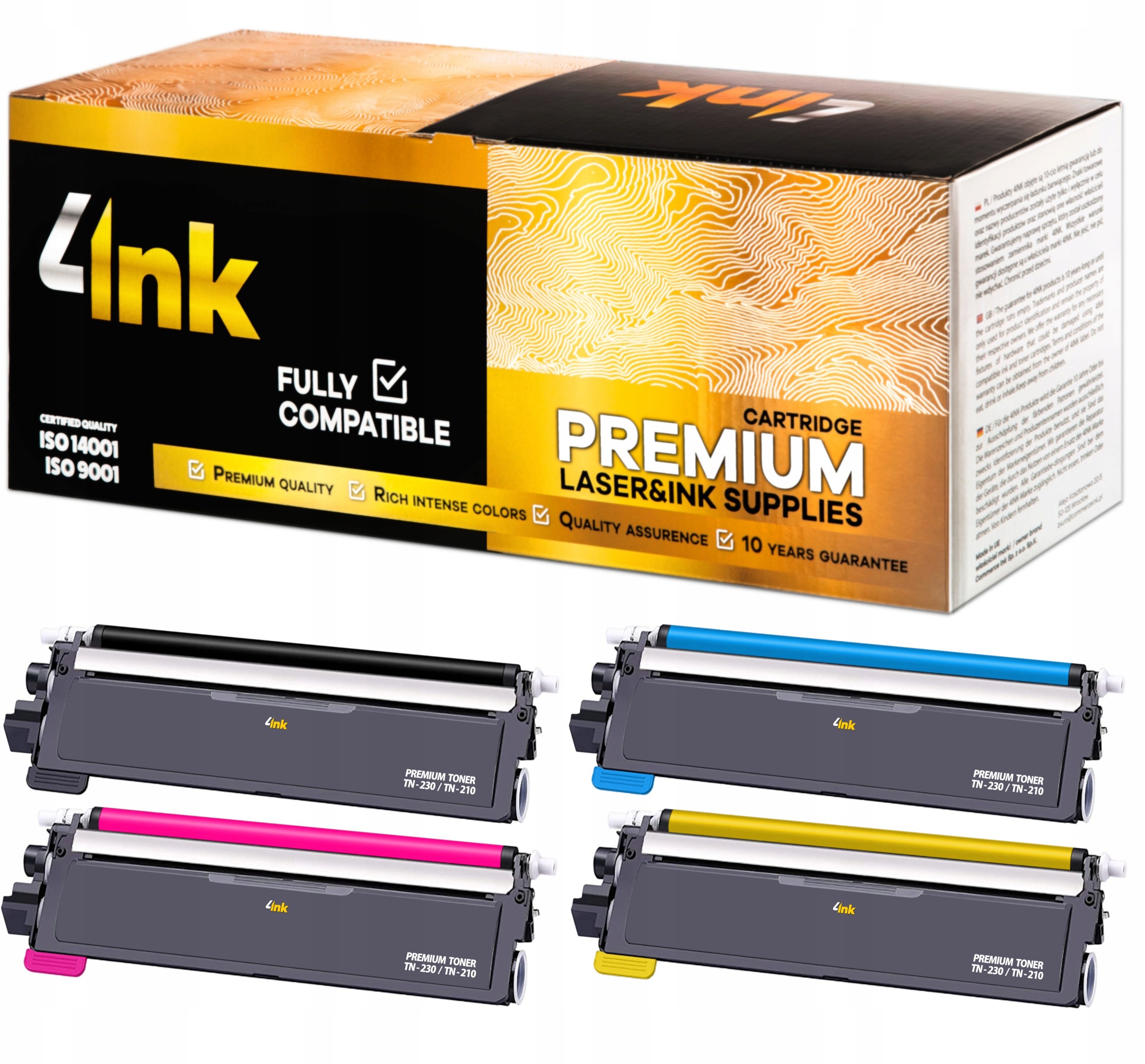 4x Toner Do Brother HL-3070CN HL-3070CW HL-3075CW