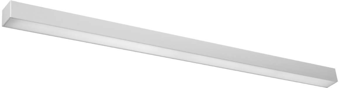Thoro Nowatorska Lampa Kinkiet PINNE 1150 ALUMINIUM/SREBRNY/SATYNA Minimalistyczny Design Lampa Ścienna na Ścianę Moduł LED Ciepła Barwa Światła Oświetlenie do Salonu Sypialni Biura Oprawa THORO TH.073