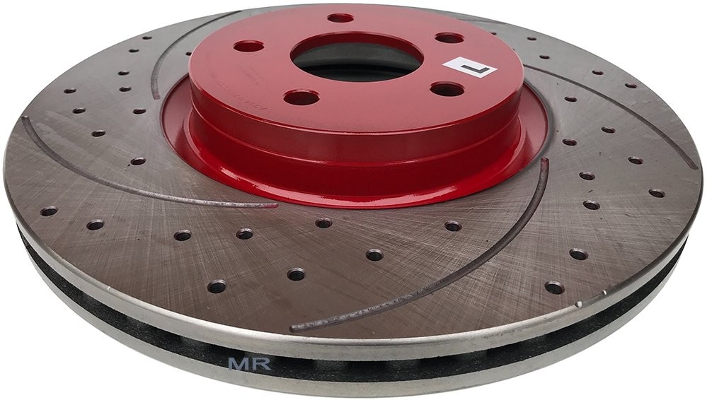 Przednia WIERCONA NACINANA tarcza hamulcowa 320mm Ford Escape AWD 2013 0755Sr