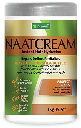 nunaat naat Hair Cream, Olive Oil and Shea Butter, 35.2 ounce by nunaat NU-106P000001