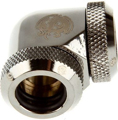 Bitspower Multi-Link Adapter 90 Stopni - czarny odblaskowy (BP-BSE90DML)
