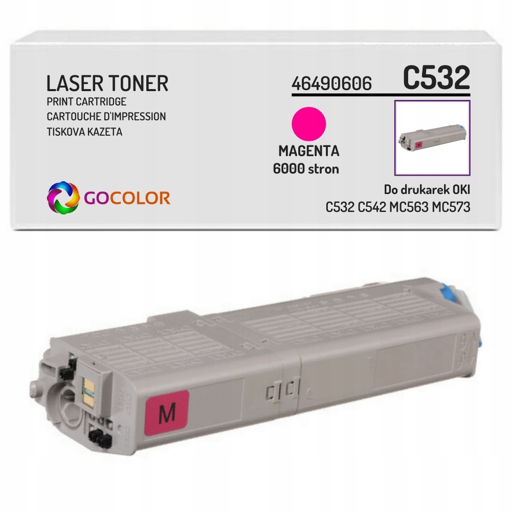 Toner zamienny z Oki C532dn 46490606 Magenta