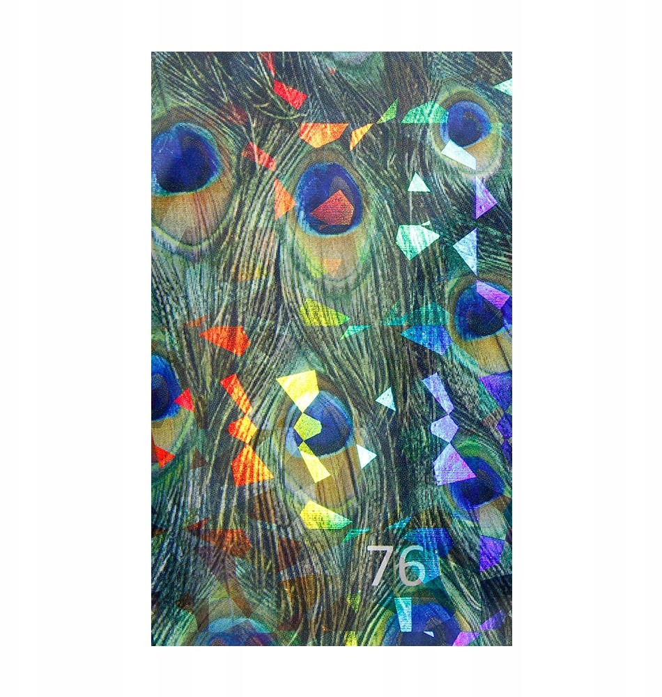 Naklejka Do Paznokci Laser Effect 8 X 5 CM Nr 29