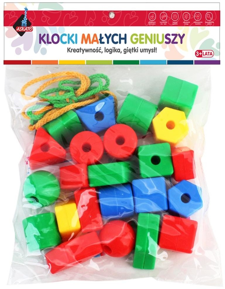 Askato Klocki Geometryczne 22 elementy
