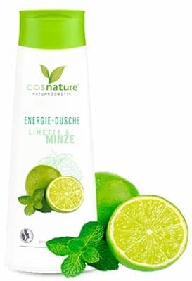 Naturalny energetyzujący żel pod prysznic z limonką i miętą 250ml Cosnature