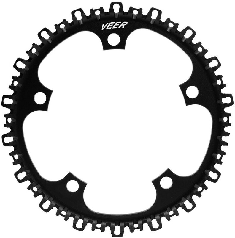 Veer Veer Split Belt Pro Front Sprocket 5-Bolt 130mm, black 64T 2021 Zębatki przednie 64-130-GB1