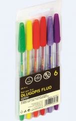 Grand Długopis fluo 6 kolorów