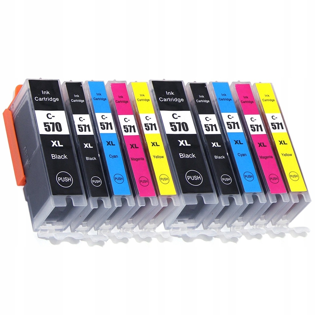 10x Tusze do Canon Pixma MG5750 MG6850 MG7750 XL
