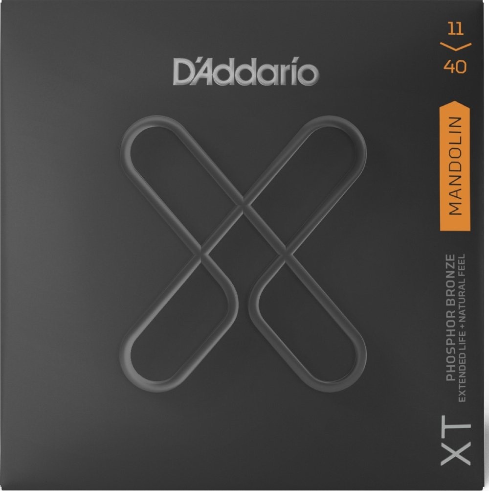 D'Addario D'Addario XTM1140, XT mandolina struny do gitary brąz fosforowy, średni, 11-40 XTM1140