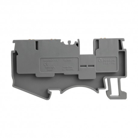 Geberit szynowa 4mm2 1P 3-przewodowa zacisk push-in szara DGN 3930 DS4-TW-01P-11-00AH
