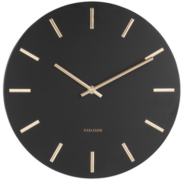 Karlsson Zegar ścienny Charm small black by KA5821BK