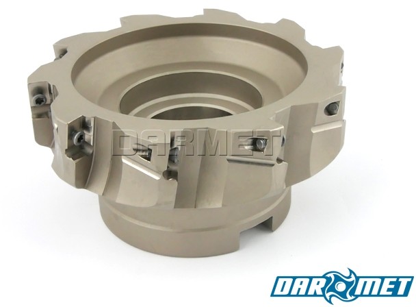Frez składany 125 mm walcowo-czołowy nasadzany 10-ostrzowy - LDMT (FA90LD15) FA90LD15-125-40B10