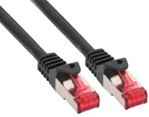 InLine Patchcord S/FTP PiMF Cat.6 250MHz PVC czarny 10m 76400S