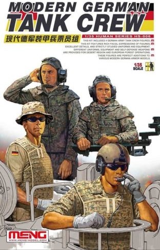 MENG MODEL Modern German Tank Crew HS006