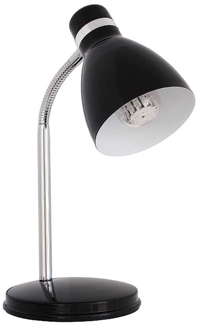 Kanlux Lampka biurkowa Zara HR-40-B, czarna, 40 W