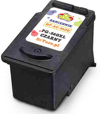 DrTusz Tusz Zamiennik PG-560 XL do Canon 3712C001) Czarny)