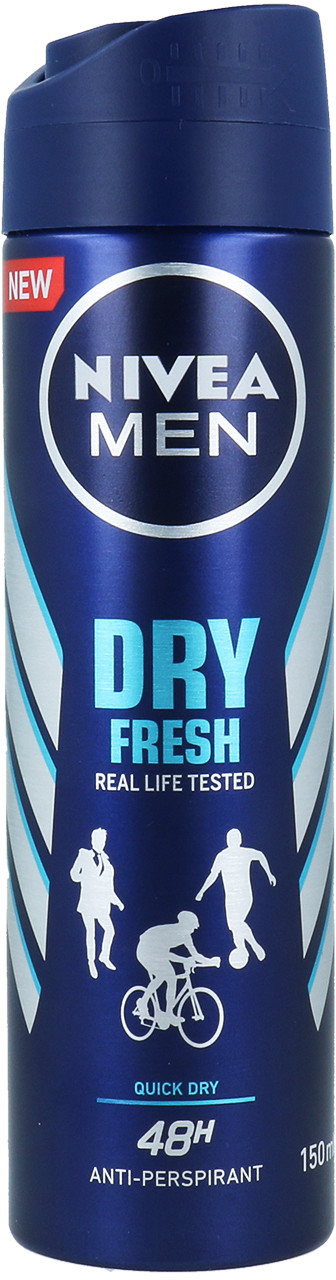 Nivea Men Dry Fresh 48H Antyperspirant W Sprayu 150ml