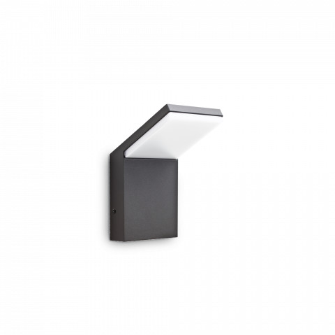 Ideal Lux Kinkiet Style AP1 209845 zewnętrzna oprawa ścienna w kolorze antracytu 209845