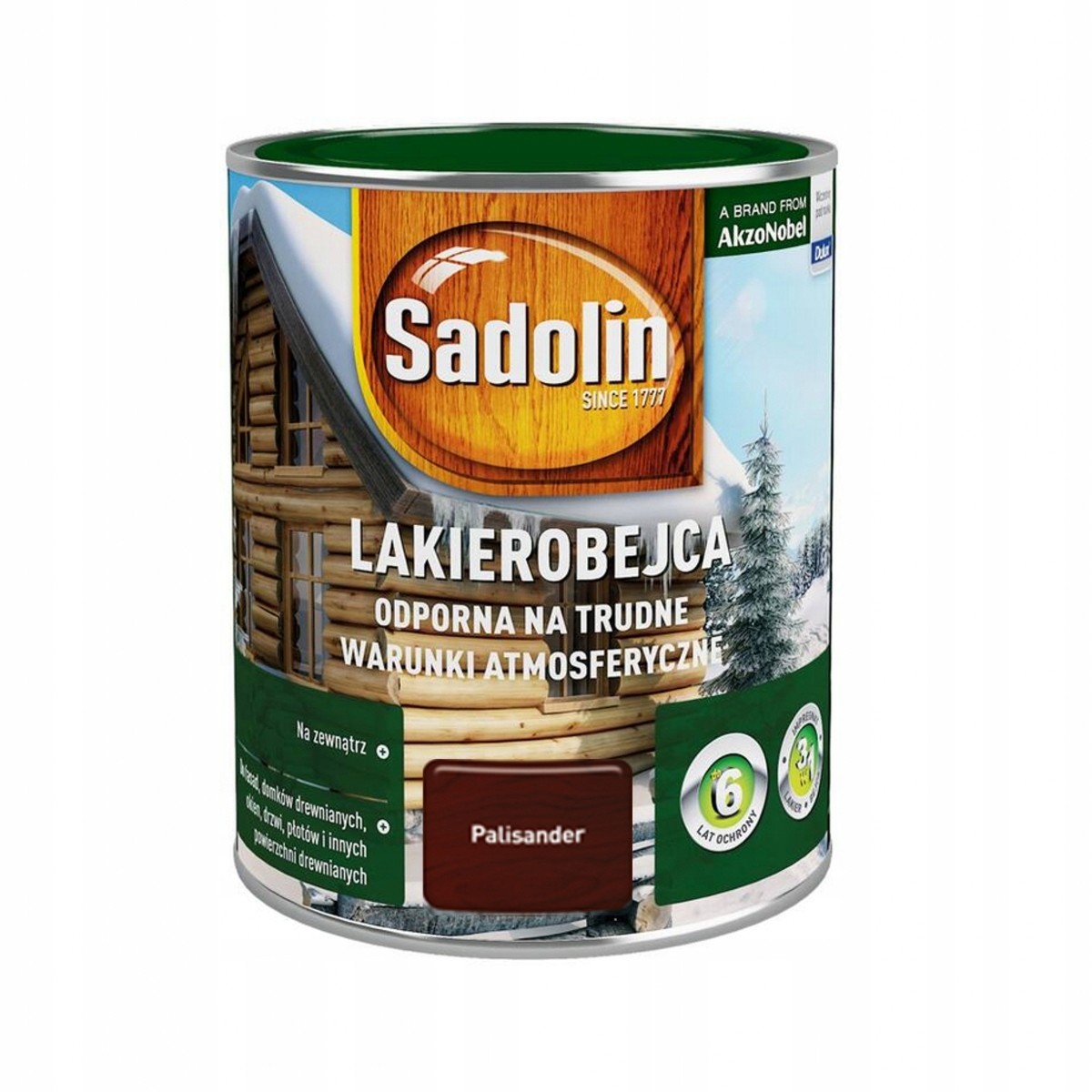 Sadolin Odporna lakierobejca 0,75L Palisander drew