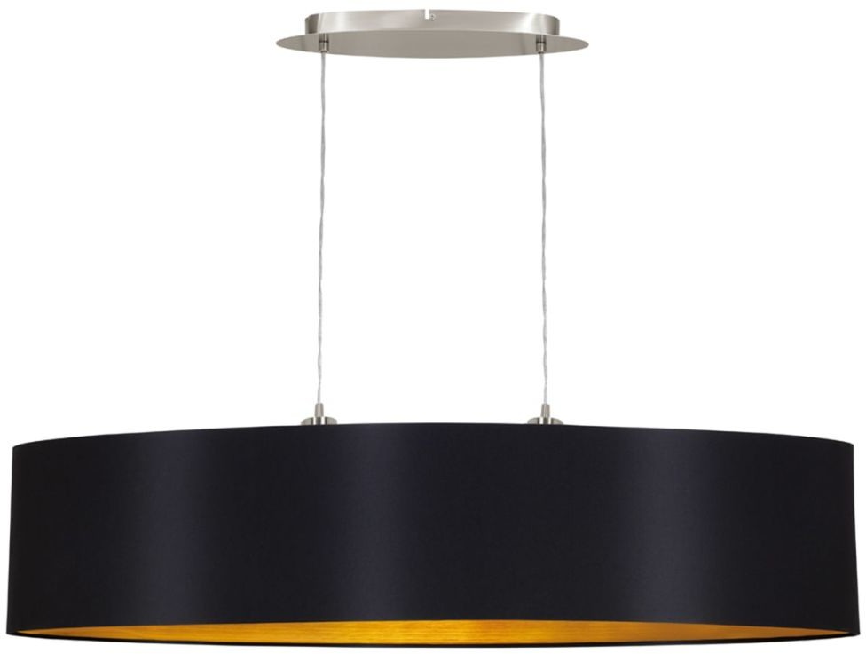 Eglo Maserlo lampa wisząca Nikiel matowy, 2-punktowe 31616-DO1