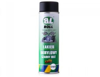 BOLL Lakier akrylowy czarny rally 500ml czarny mat WA13-8533