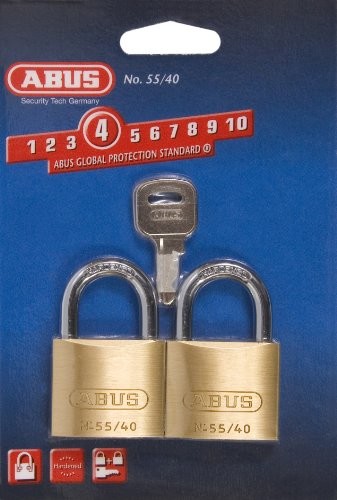 Abus ABUS  55/40 40 MM mosiądz kłódka Twin  abu5540tc
