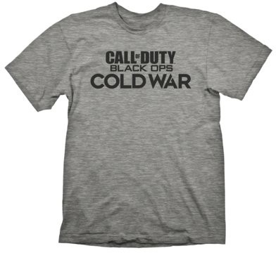 KOCH MEDIA Call of Duty Cold War T-Shirt Logo Grey Melange - rozmiar XXL