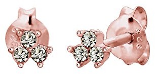 Swarovski Wkręty do uszu kryształ damski Elli, srebro, różowy (Rosegold) 306762717