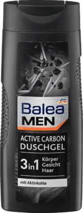 Balea Men Active Carbon 3w1 Żel pod Prysznic Cedr