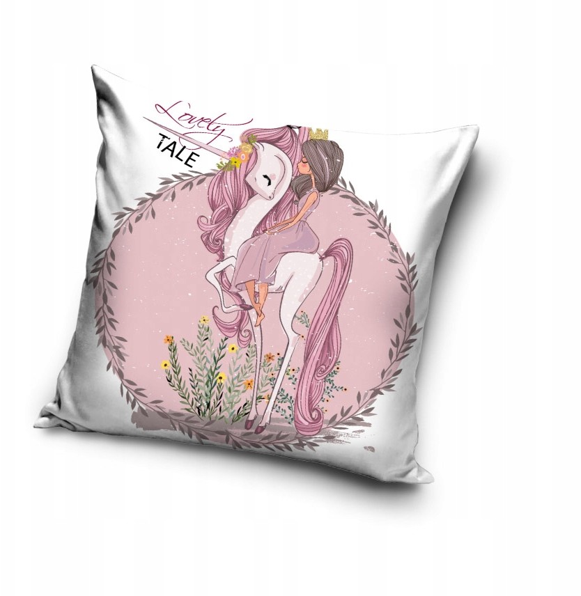 Poszewka jaś 40x40 Jednorożec podusia Unicorn koń