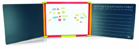 JEUJURA Jeujura J8796 Triptychon tablica z kolorowego drewna z magnesami, wielokolorowa