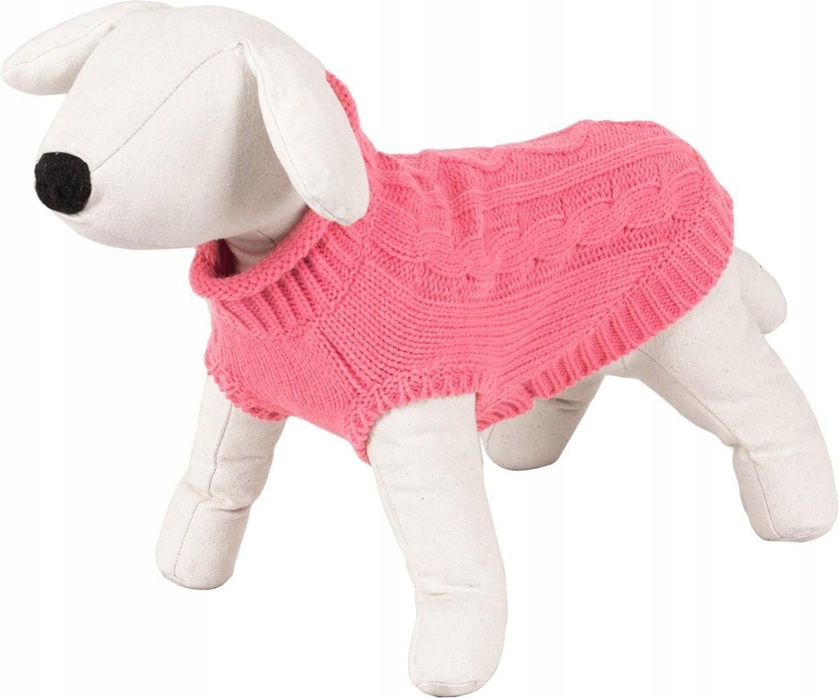 Happet Sweterek Dla Psa Warkocz Róż L-35cm