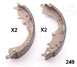 JAPANPARTS Zestaw szczęk hamulcowych GF-249AF