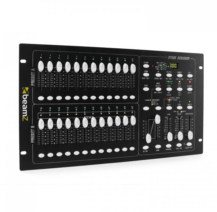 Beamz DMX-024PRO 24-kanałowy kontroler DMX konsola oświetleniowa Sky-154.062