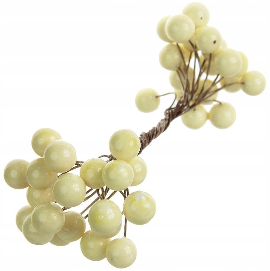 Jarzębina kremowa na druciku - 1 gałązka