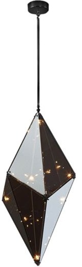 Light Prestige Nowoczesna lampa wisząca pionowa KONSTELACJA LP-055/1P BK-0